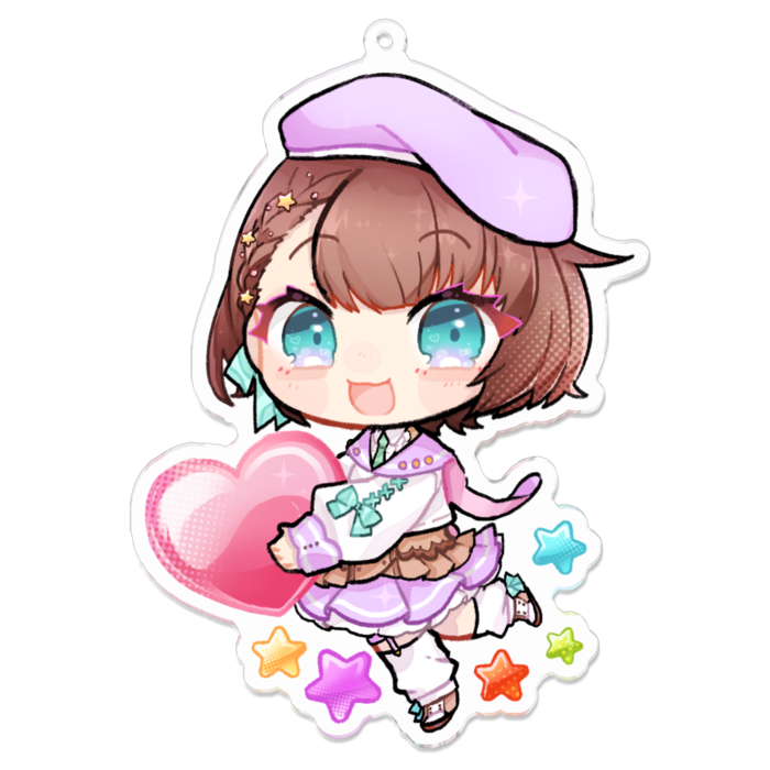 アクリルキーホルダー - 100 x 100 (mm)