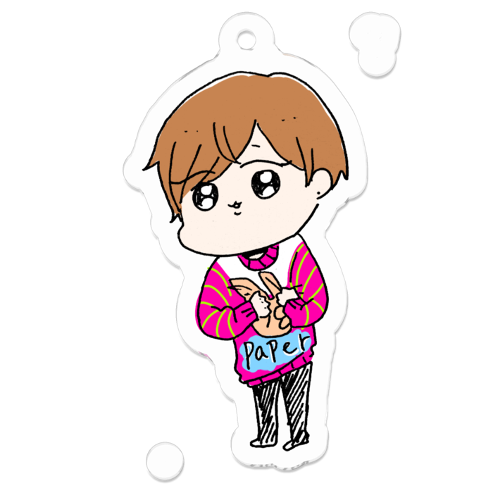 アクリルキーホルダー - 50 x 50 (mm)