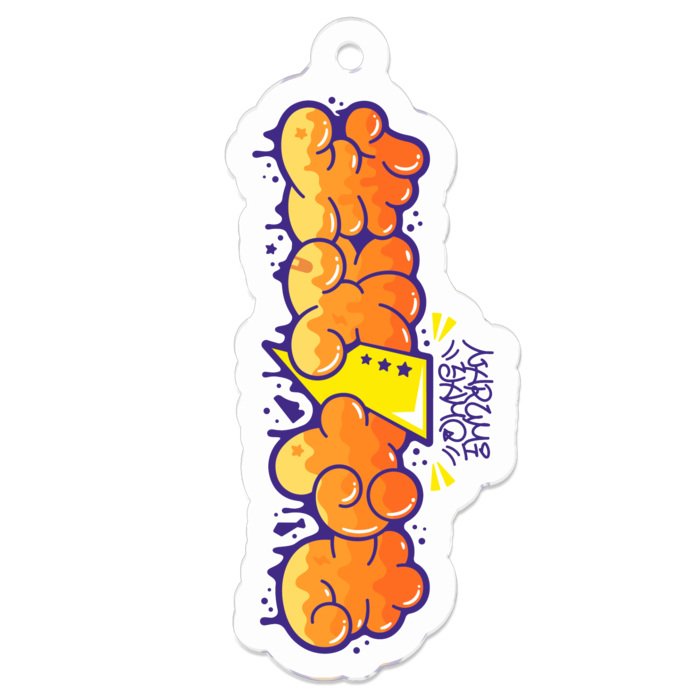 アクリルキーホルダー - 50 x 50 (mm)
