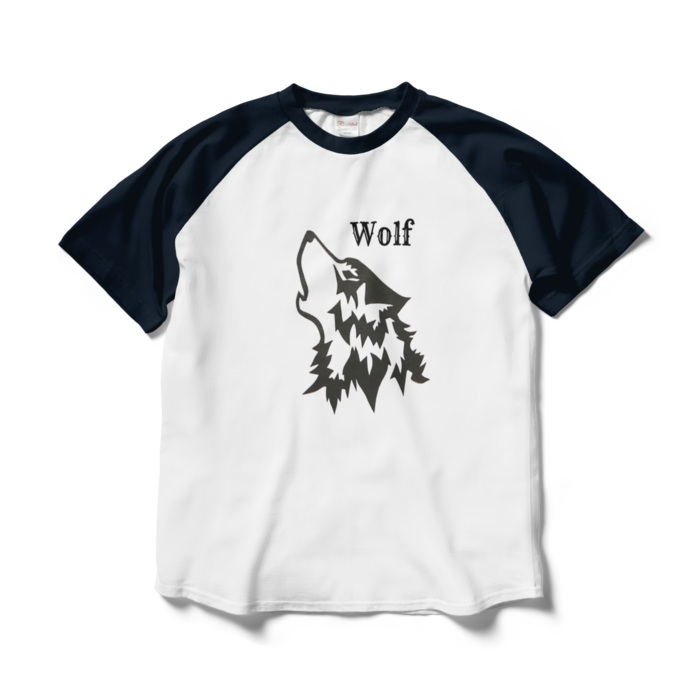 ラグランTシャツ - L - ホワイト×ネイビー