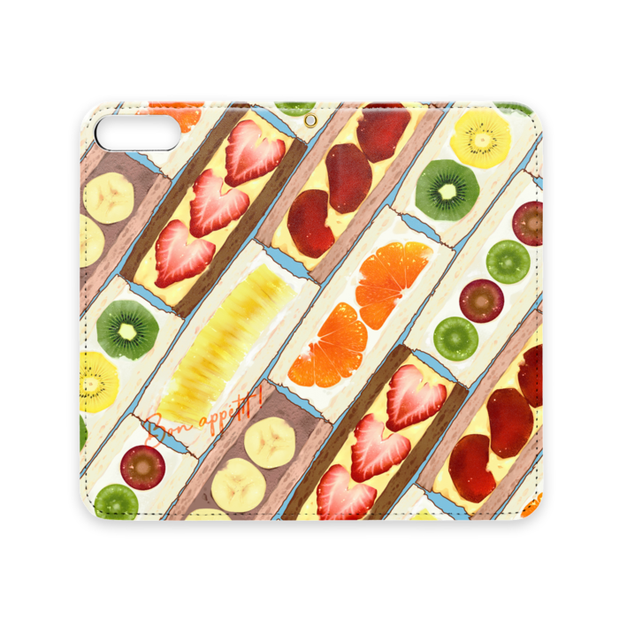 手帳型iPhoneケース(ベルトなし) - iPhone 8 Plus / 7 Plus - ストラップ穴 あり
