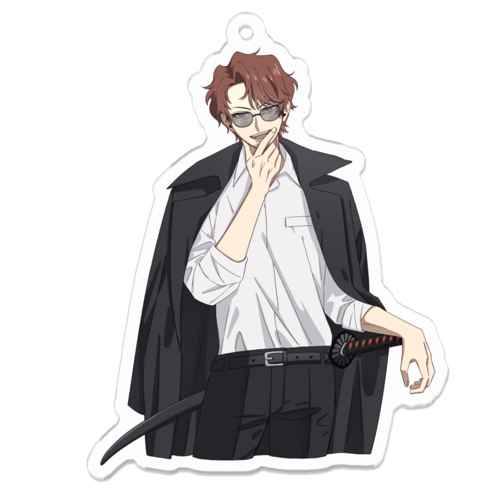 アクリルキーホルダー（コーティング） - 70 x 70 (mm)