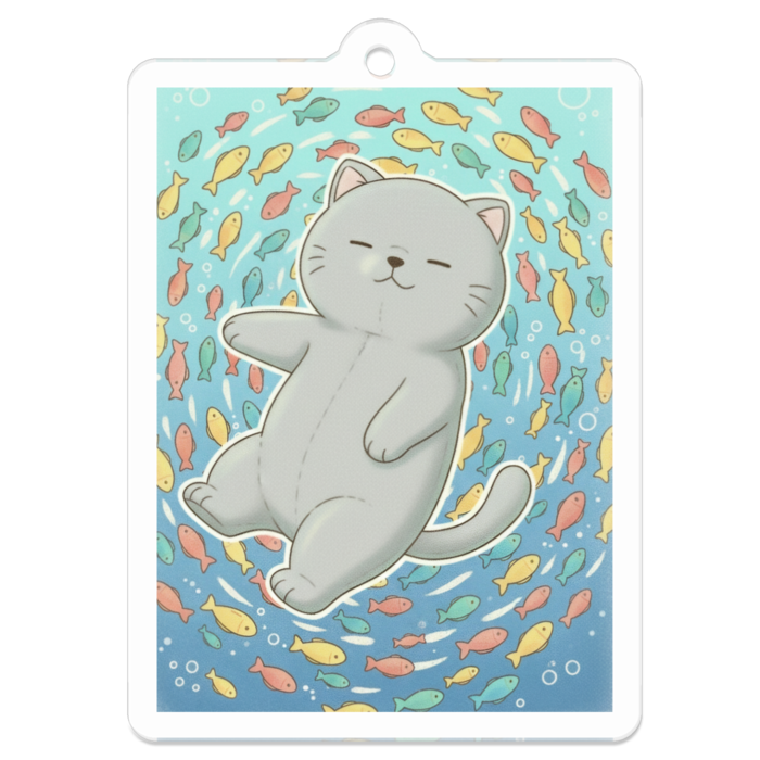 アクリルキーホルダー - 50 x 50 (mm)