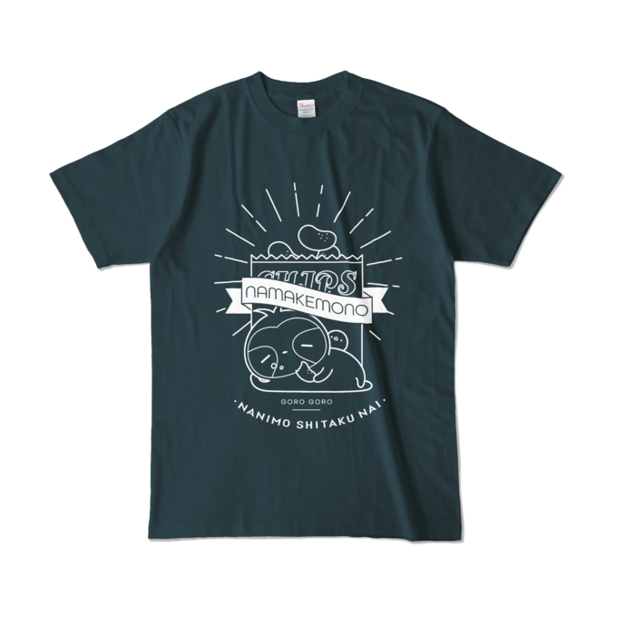 カラーTシャツ - L - デニム (濃色)