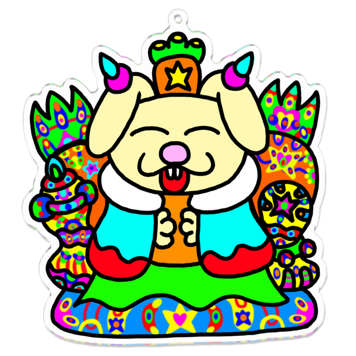 アクリルキーホルダー - 100 x 100 (mm)