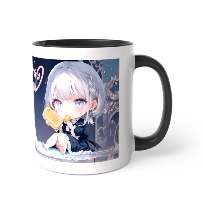 ツートンカラーマグカップ - 直径 8.2cm / 高さ 9.5cm