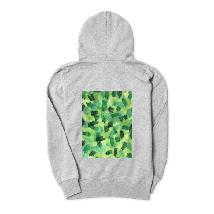 ジップパーカー - S - 背面