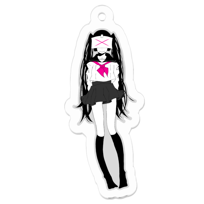 アクリルキーホルダー（コーティング） - 50 x 50 (mm)