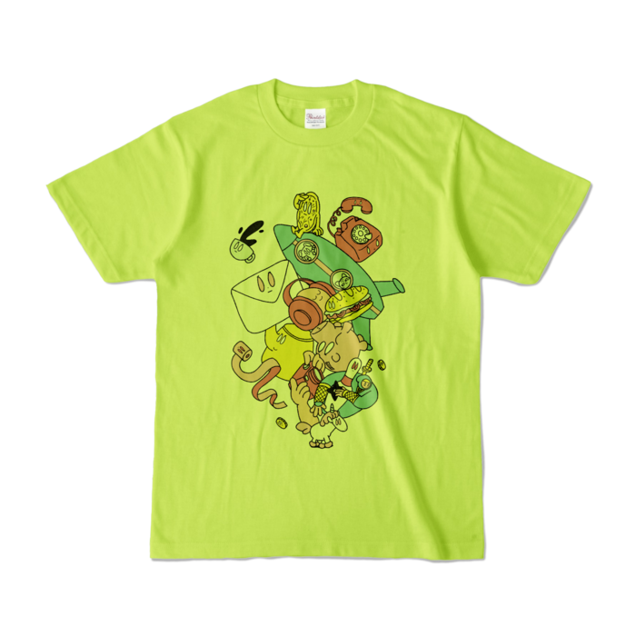 カラーTシャツ - S - ライトグリーン (淡色)