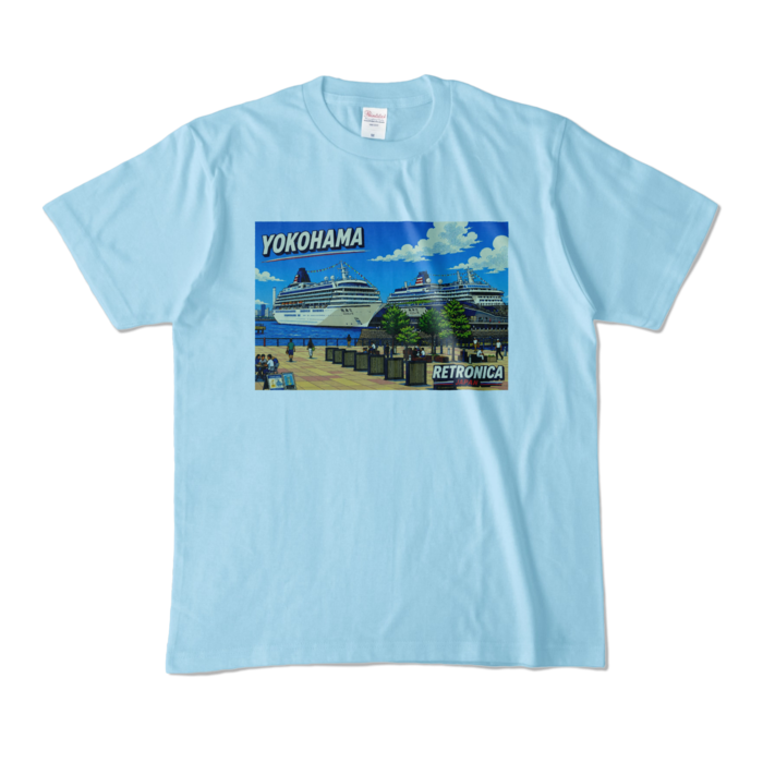 カラーTシャツ - M - ライトブルー (淡色)