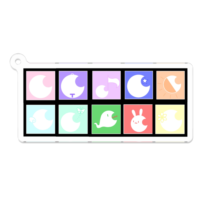 アクリルキーホルダー - 70 x 70 (mm)
