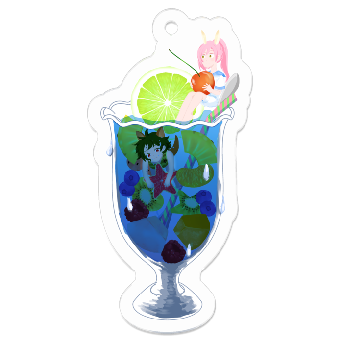 アクリルキーホルダー - 50 x 50 (mm)