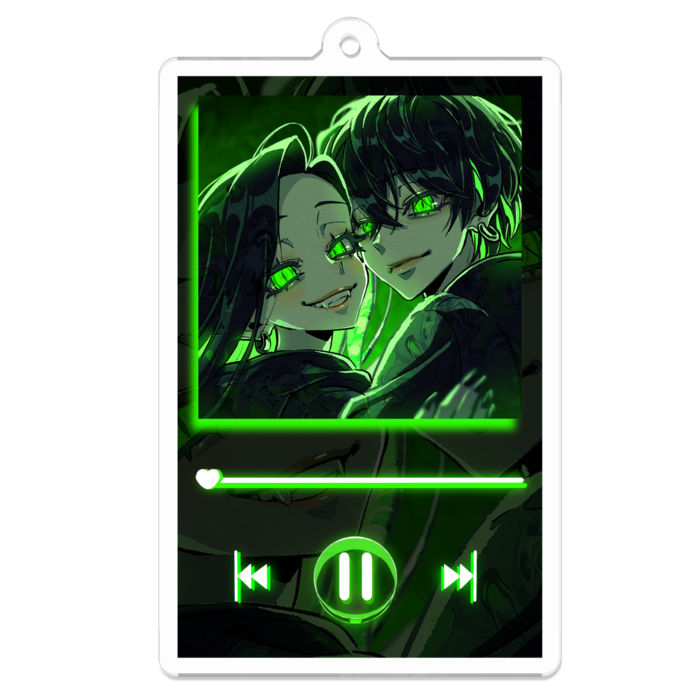 アクリルキーホルダー - 70 x 70 (mm)