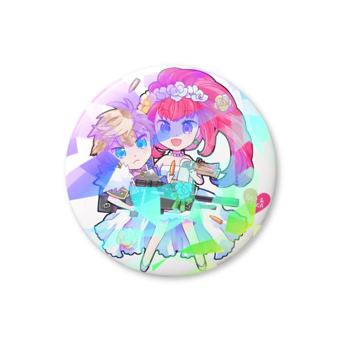 ホログラム缶バッジ - 44mm