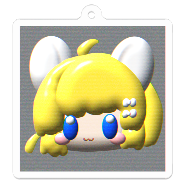 アクリルキーホルダー - 50 x 50 (mm)