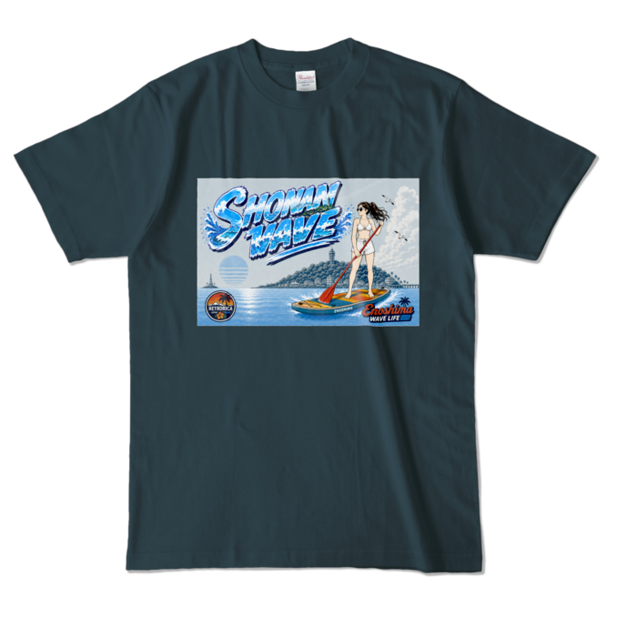 カラーTシャツ - L - デニム (濃色)