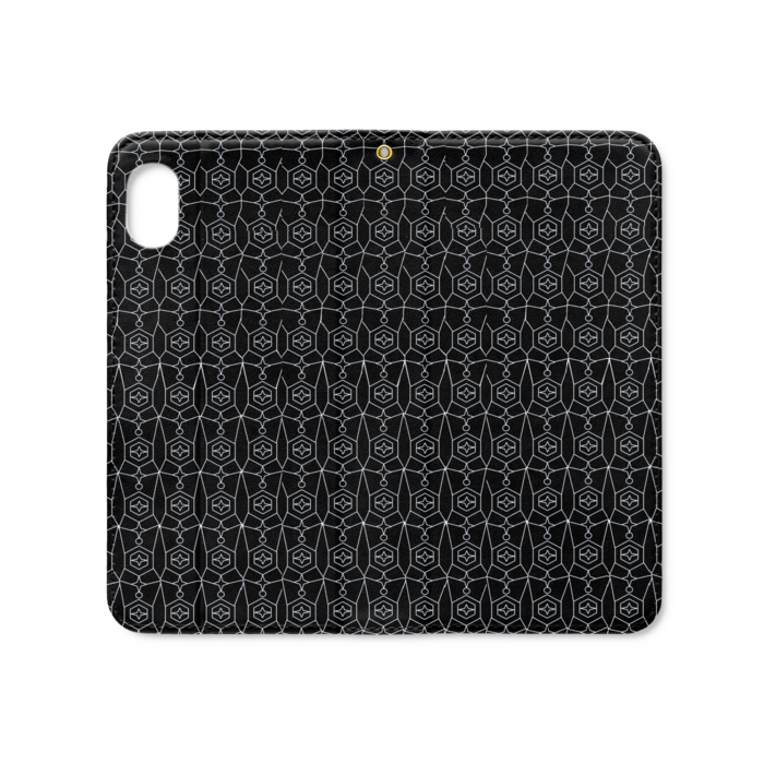 手帳型iPhoneケース（ベルトなし） - iPhone XR - ストラップ穴 あり