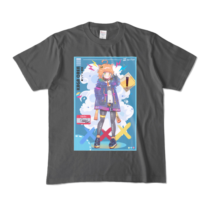 カラーTシャツ - M - チャコール (濃色)