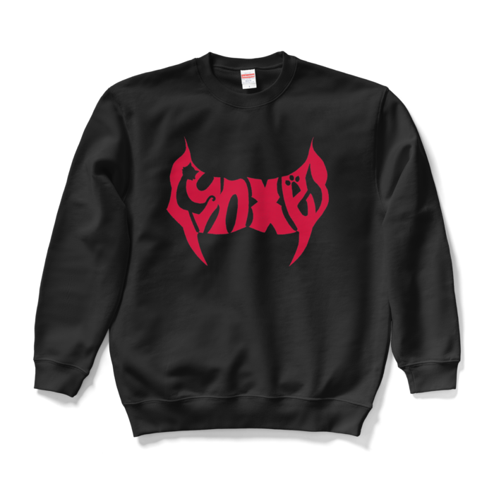 - L - ブラック（赤文字）