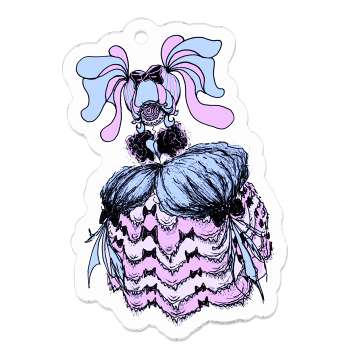 アクリルキーホルダー - 50 x 50 (mm)