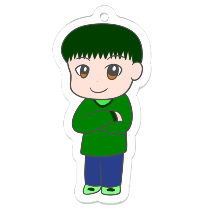 アクリルキーホルダー - 50 x 50 (mm)