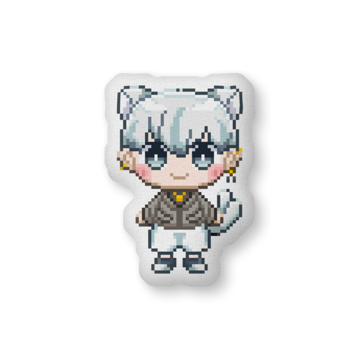ふかふかクッション ドットver illust:もっちぃ（H56×W36cm） - 片面