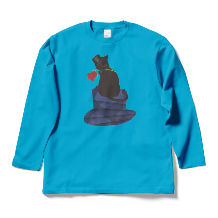 ロングスリーブTシャツ - L - ターコイズ