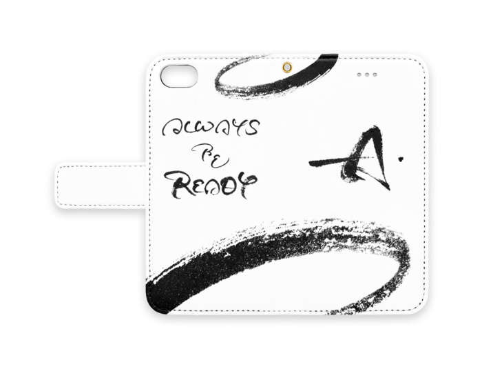 手帳型iPhoneケース - iPhone7 - ストラップ穴 あり