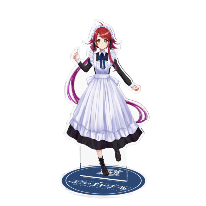アクリルフィギュア(メイド衣装) - 160x160mm(1)