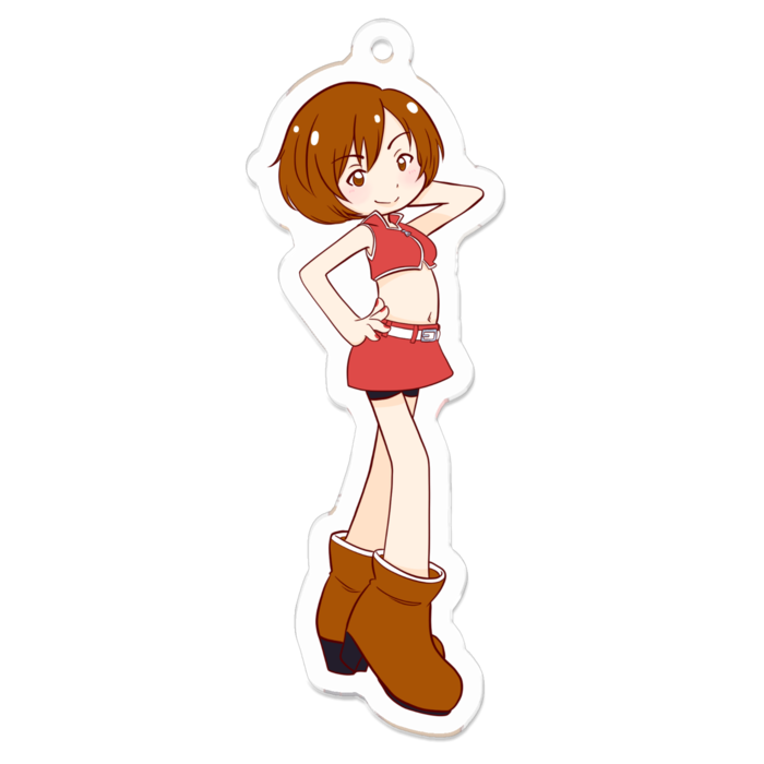 アクリルキーホルダー（コーティング） - 70 x 70 (mm)