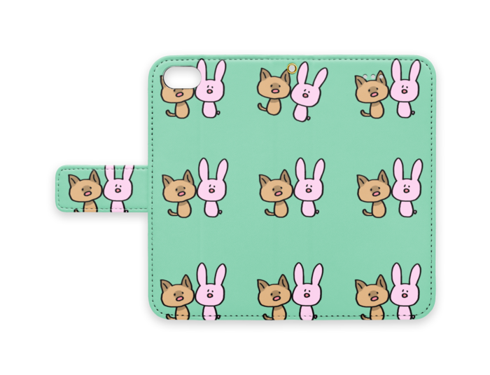 手帳型iPhoneケース - iPhone7 - ストラップ穴 あり