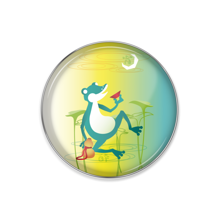 ピンバッジ - 丸形25mm