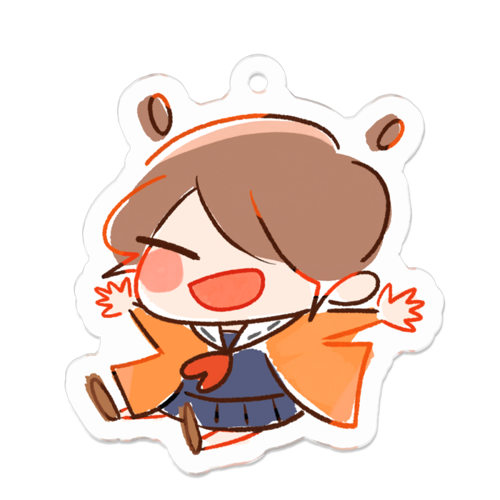 アクリルキーホルダー - 50 x 50 (mm)