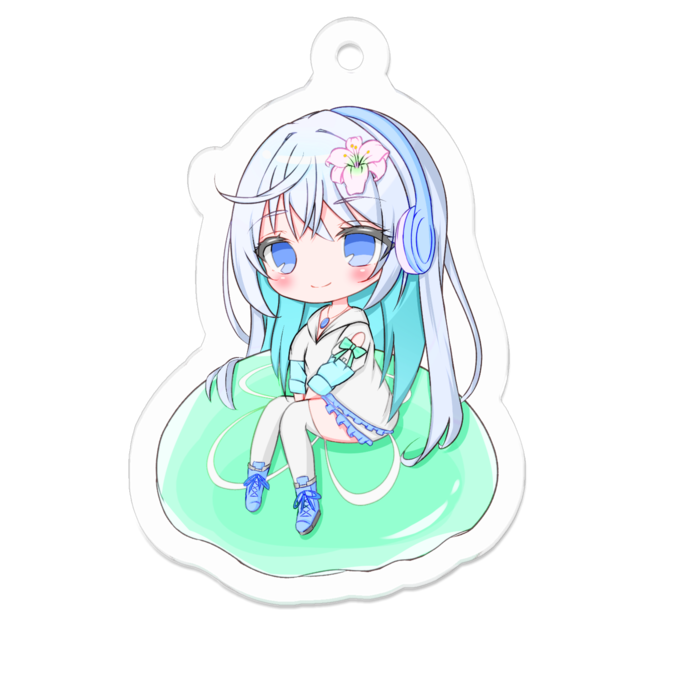 アクリルキーホルダー - 50 x 50 (mm)