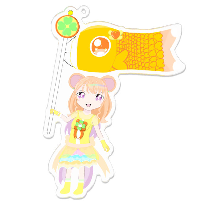 アクリルキーホルダー - 100 x 100 (mm)