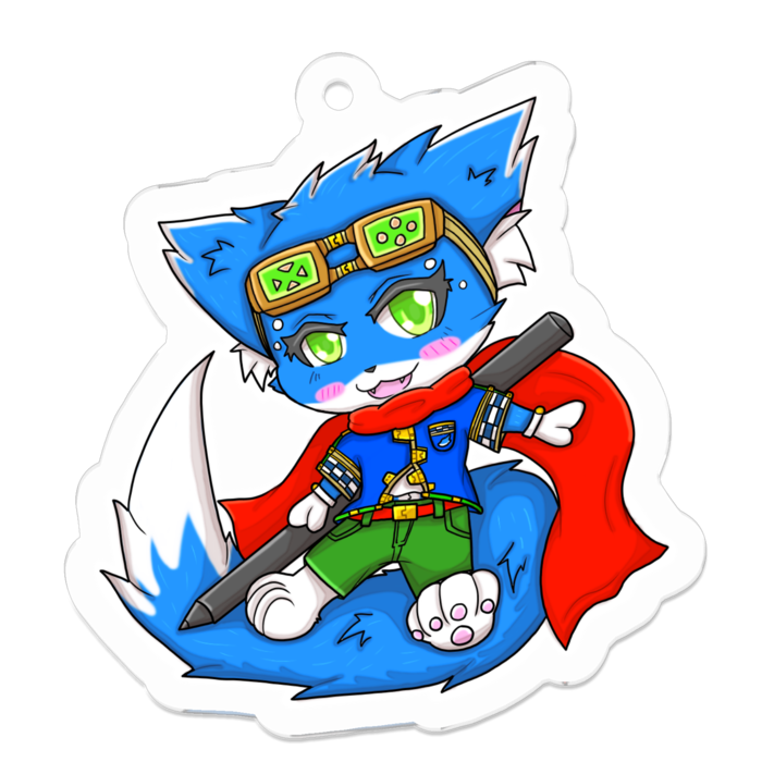 アクリルキーホルダー - 50 x 50 (mm)