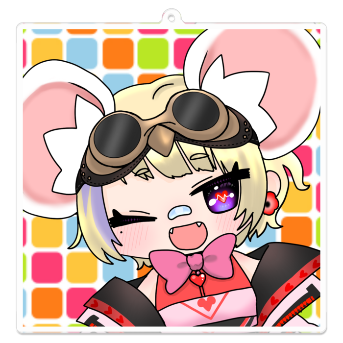 アクリルキーホルダー - 100 x 100 (mm)