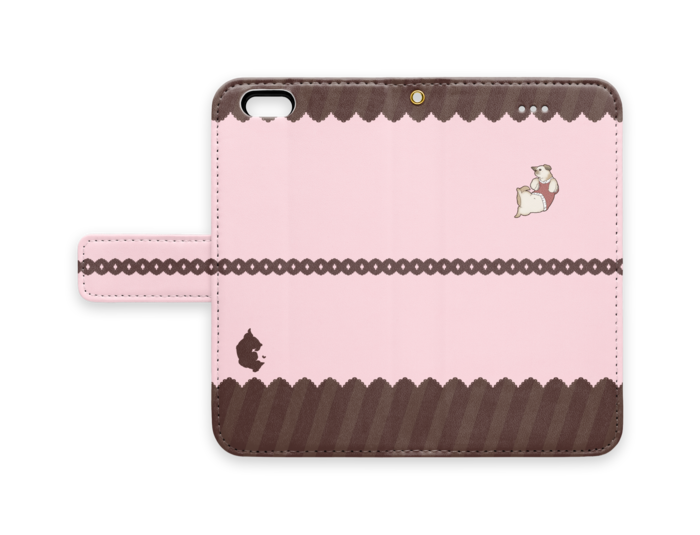 手帳型iPhoneケース - iPhone 6 / 6s - ストラップ穴 あり