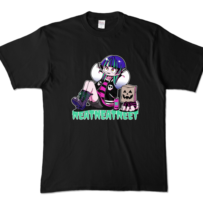 カラーTシャツ - XL - ブラック (濃色)