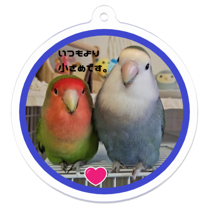 アクリルキーホルダー - 50 x 50 (mm)