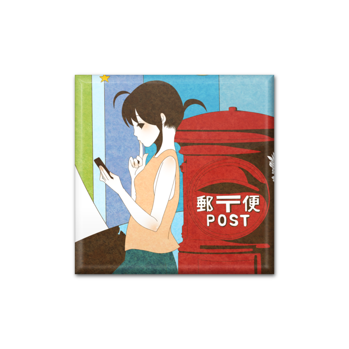 缶バッジ - 四角形40mm