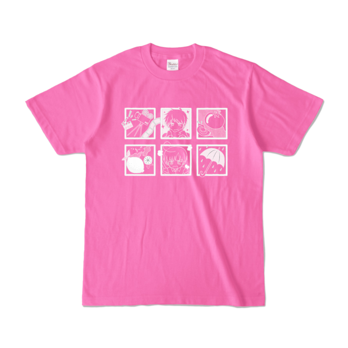 カラーTシャツ - S - ピンク (濃色)