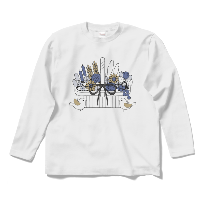 ロングスリーブTシャツA　白色　S