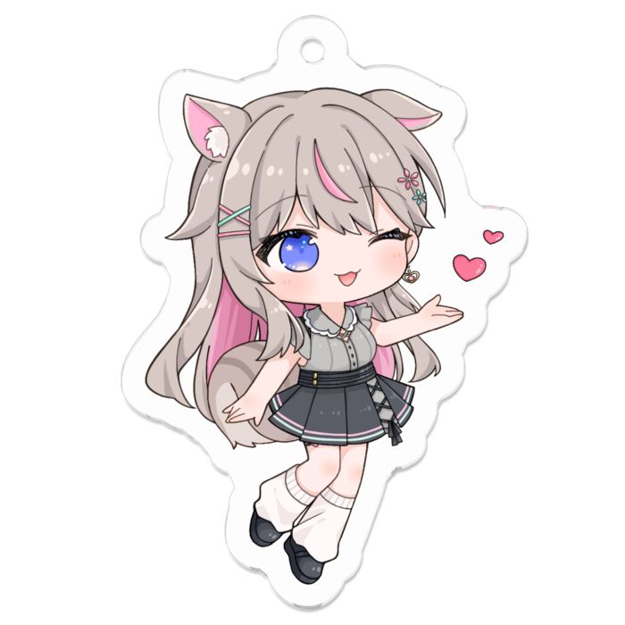 アクリルキーホルダー - 50 x 50 (mm)