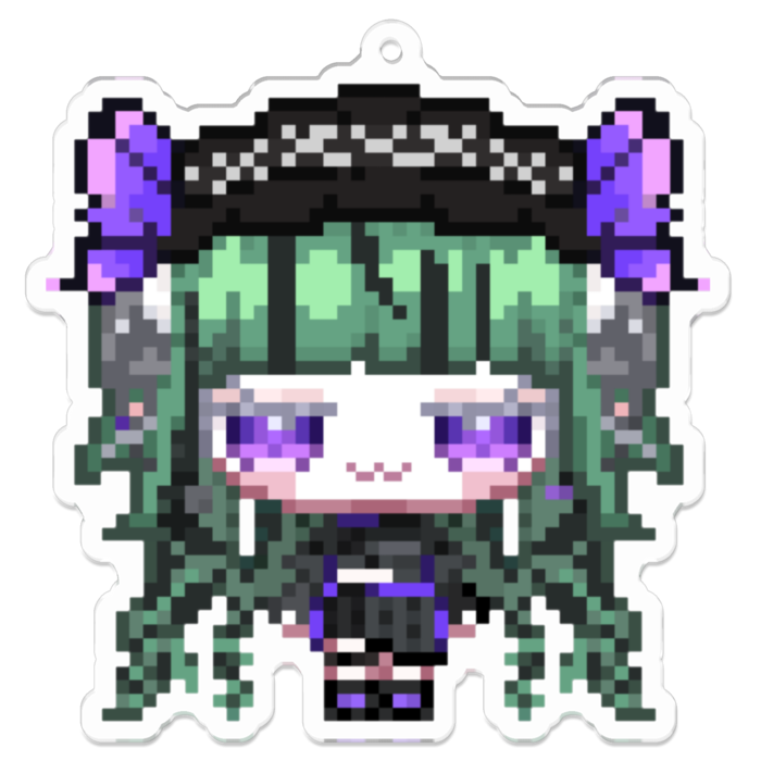 アクリルキーホルダーちゅーくらい - 70 x 70 (mm)