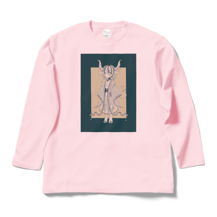 ロングスリーブTシャツ - L - ライトピンク