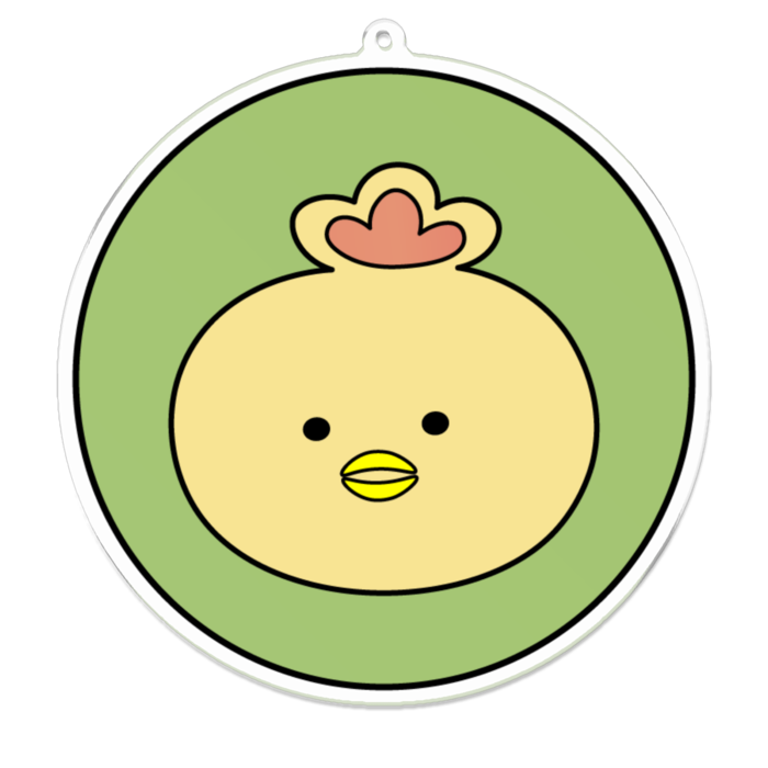 アクリルキーホルダー - 100 x 100 (mm)