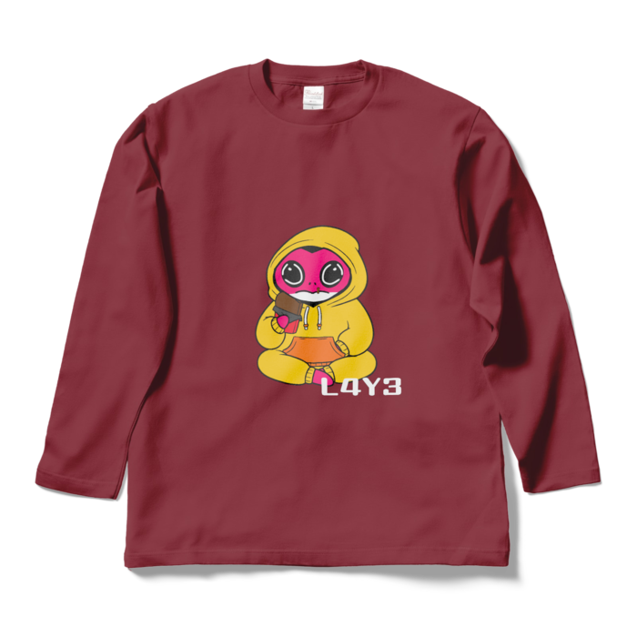 ロングスリーブTシャツ - L - バーガンディ