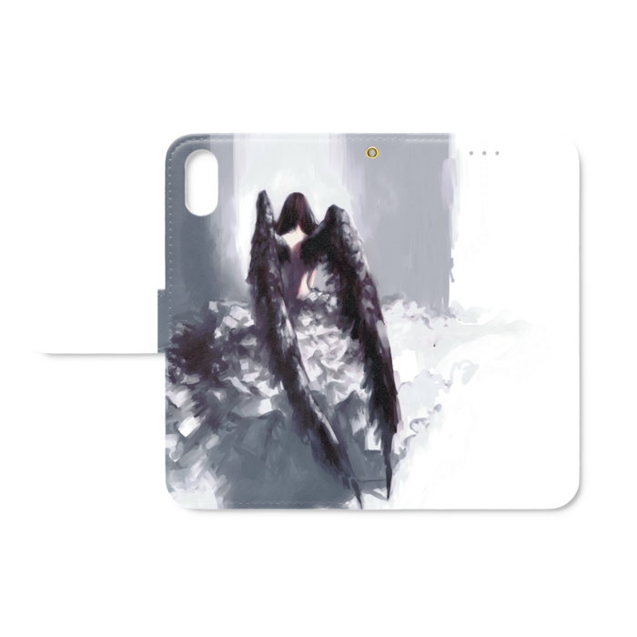 手帳型iPhoneケース - iPhone XS / X - ストラップ穴 あり