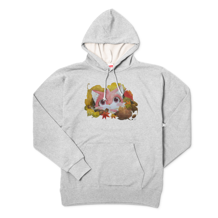 パーカー - XL - 杢グレー